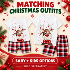 Little Kooma matching Christmas reindeer baby and kids outfits enhanced cover
