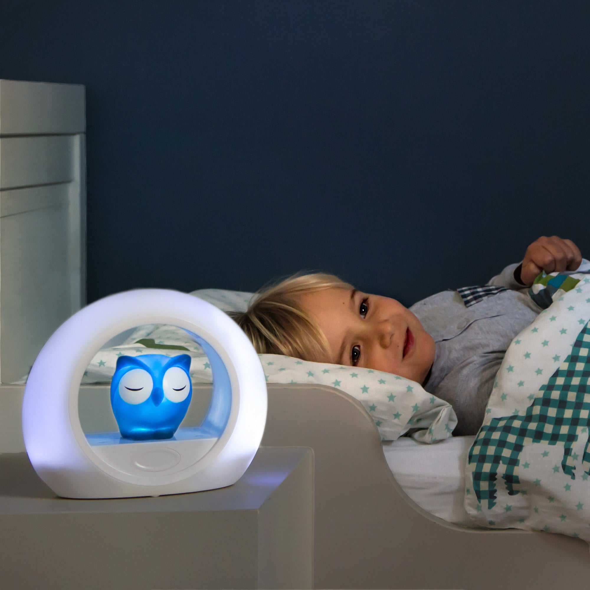 Nightlight with Cry Sensor - Lou the Owl - Little Kooma