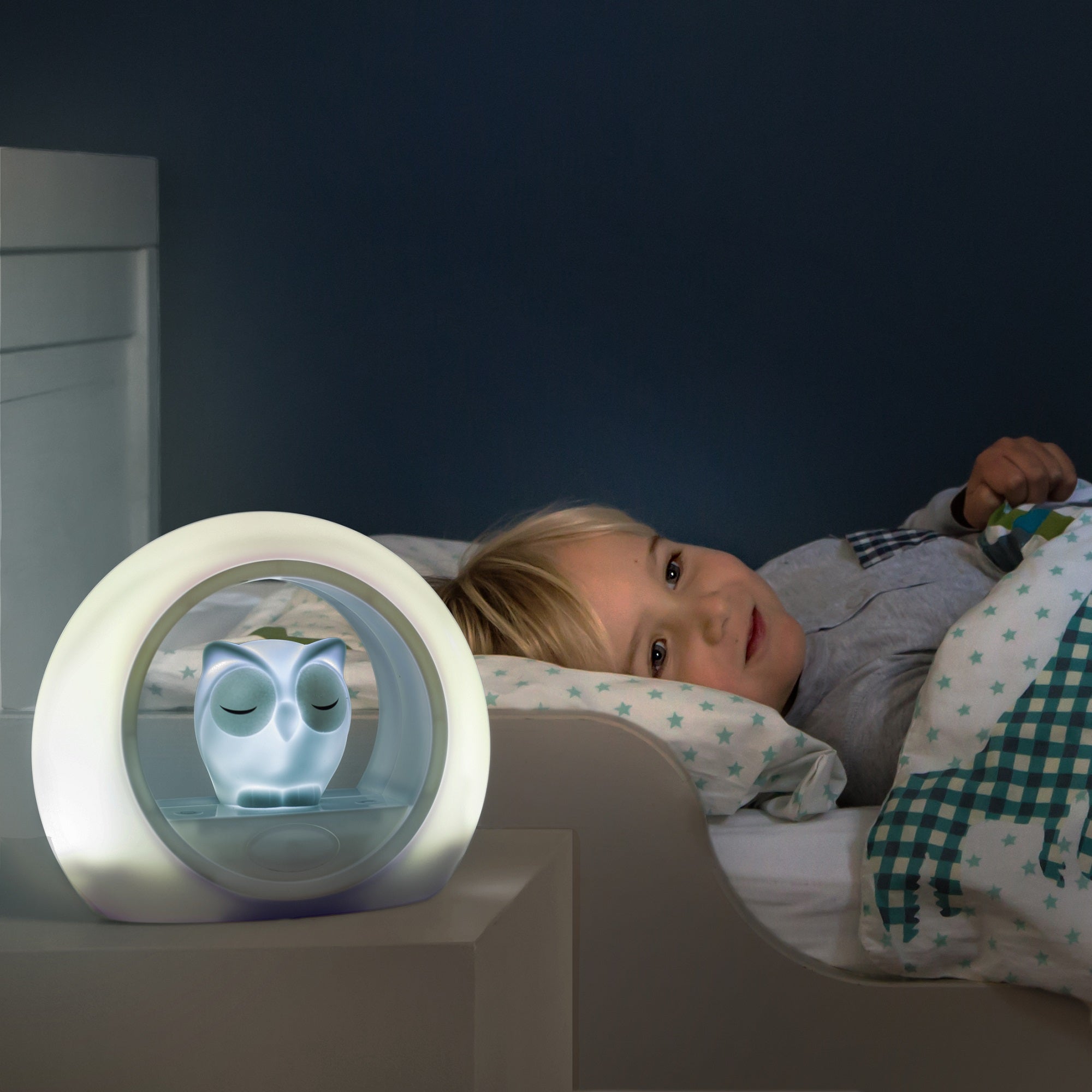 Nightlight with Cry Sensor - Lou the Owl - Little Kooma
