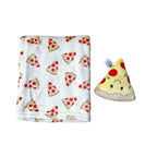 New Born Baby Boy Pizza LED Light Layette Plush Blanket Suitcase Mummy Makeup Box Gift Hamper Gift Box Set - Little Kooma