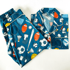 Playful Football Kids Pyjamas - Little Kooma