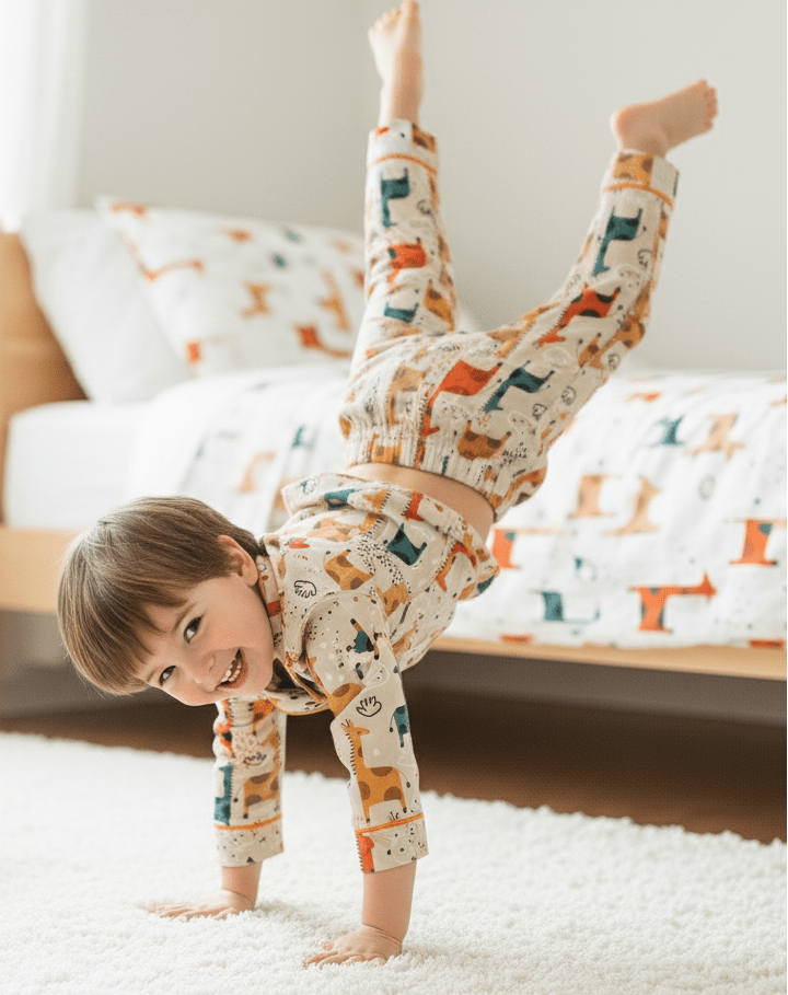 Quirky Giraffes Pyjamas - Little Kooma