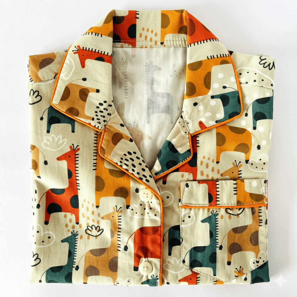 Quirky Giraffes Pyjamas - Little Kooma