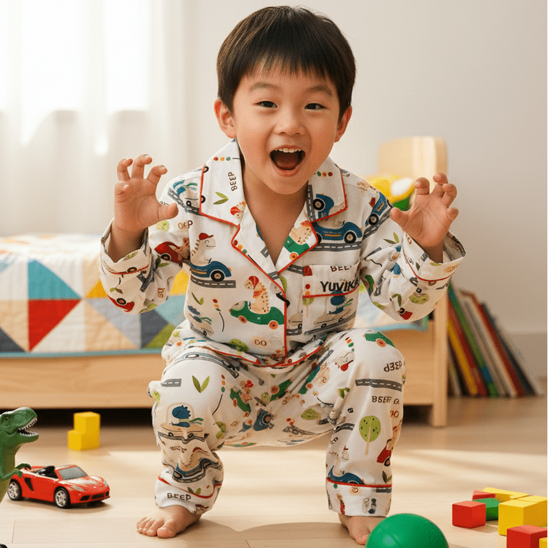 Racing Dino Pyjamas - Little Kooma