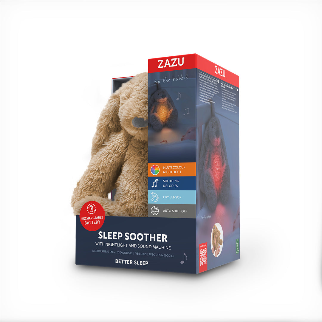 Baby Sleep Soother with Nightlight - Ro The Rabbit - Little Kooma