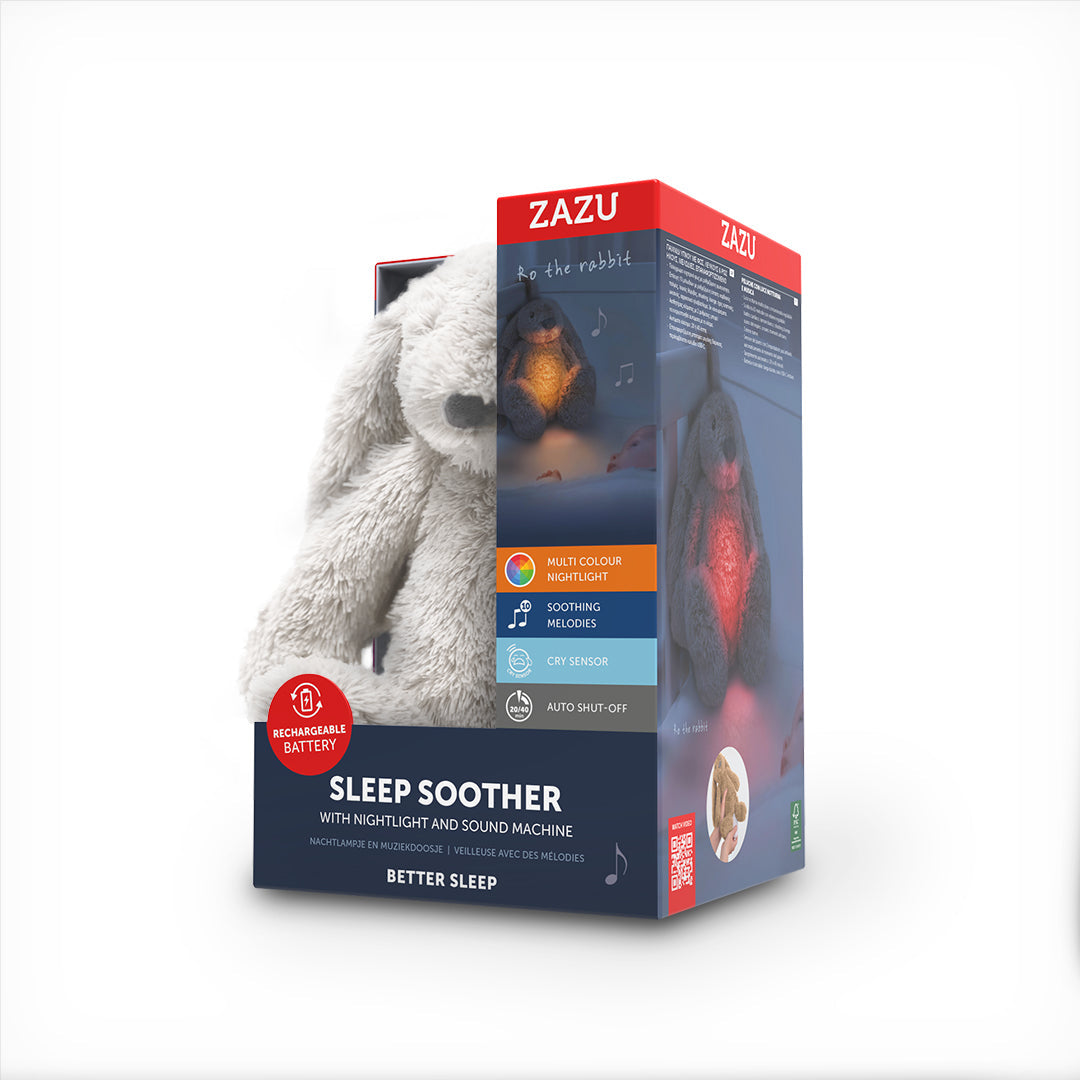 Baby Sleep Soother with Nightlight - Ro The Rabbit - Little Kooma