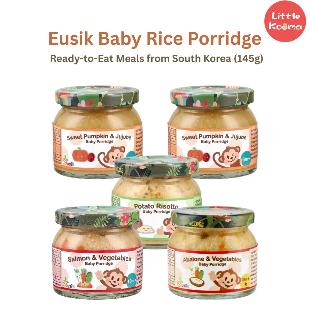 Ready To Eat Baby Rice Porridge 145g Eusik Porridge For Baby 6m 8m 10 months | Vegetables | Salmon Cod From South Korea - Little Kooma