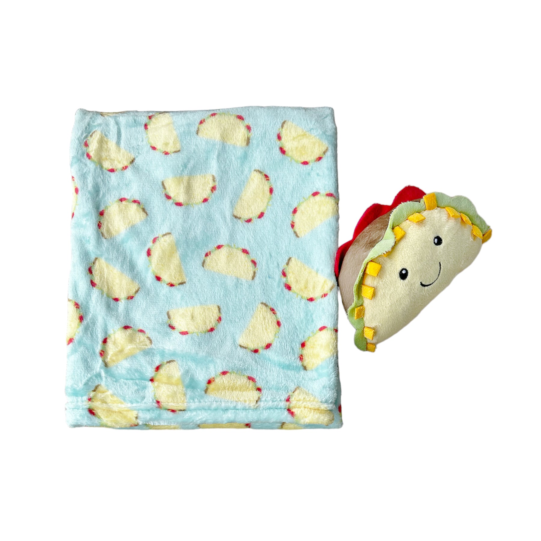 New Born Baby Girl Taco LED Light Layette Plush Blanket Suitcase Mummy Makeup Box Gift Hamper Gift Box Set - Little Kooma