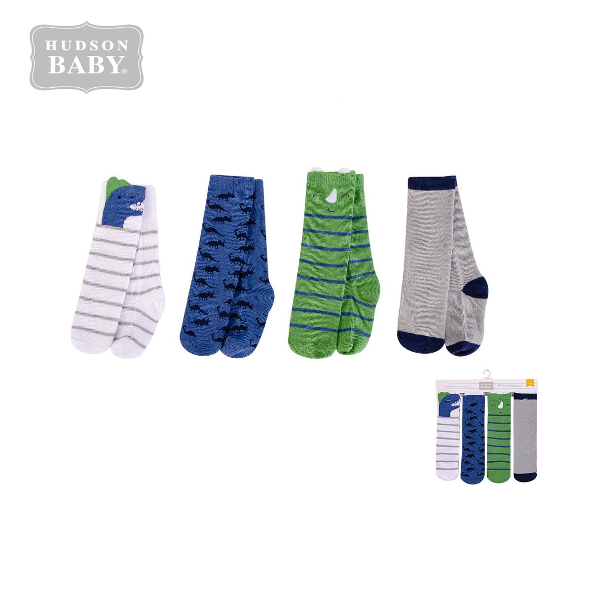 Hudson Baby Knee High Socks 4 Pairs Pack 00384CH Little Kooma