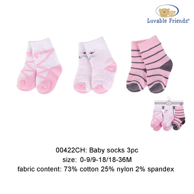 Hudson Baby Socks 3 Pairs Pack - Little Kooma