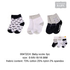 Hudson Baby Socks 3 Pairs Pack Anti-slip - Little Kooma