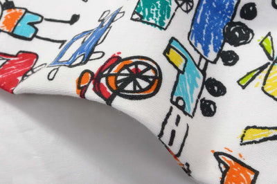 Baby Sleepsuit Aeroplane Bicycle Car Jumpsuit All In One - Little Kooma