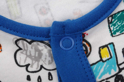 Baby Sleepsuit Aeroplane Bicycle Car Jumpsuit All In One - Little Kooma