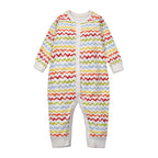 Baby Sleepsuit Colorful Waves Jumpsuit All In One - Little Kooma