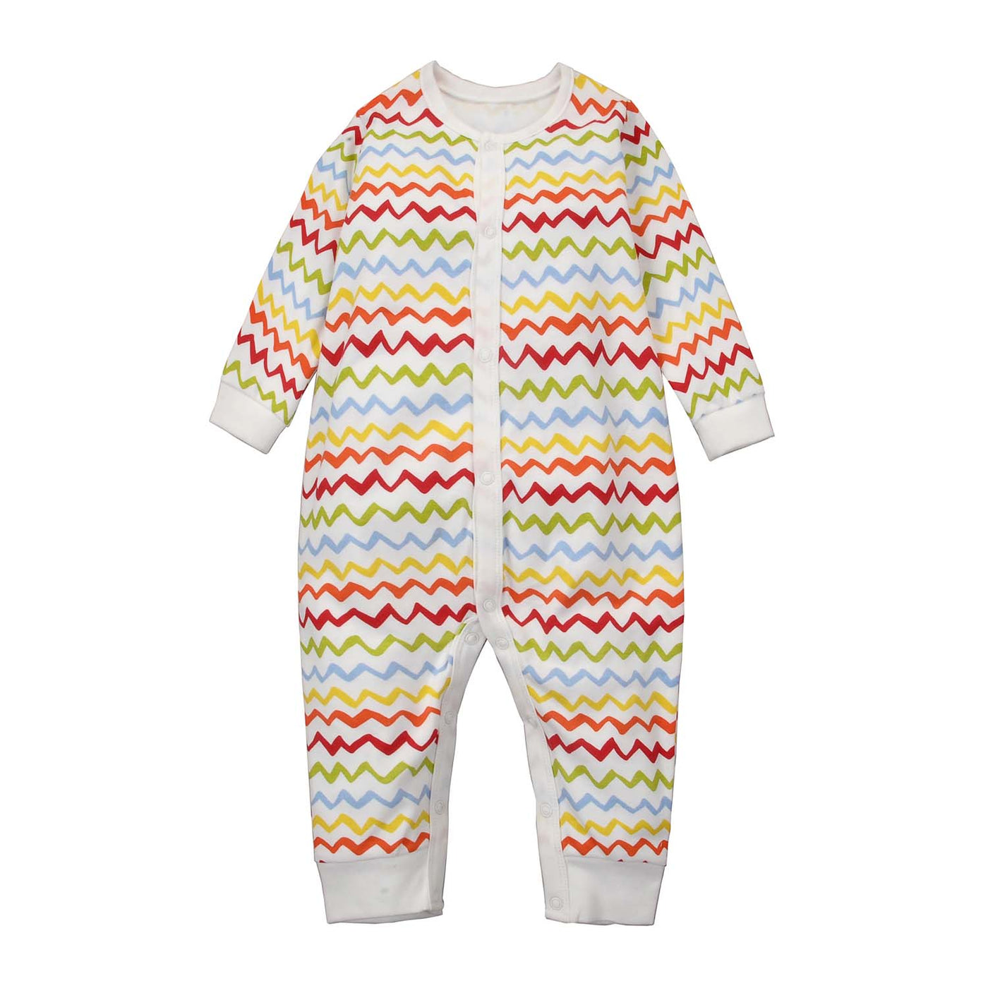 Baby Sleepsuit Colorful Waves Jumpsuit All In One - Little Kooma