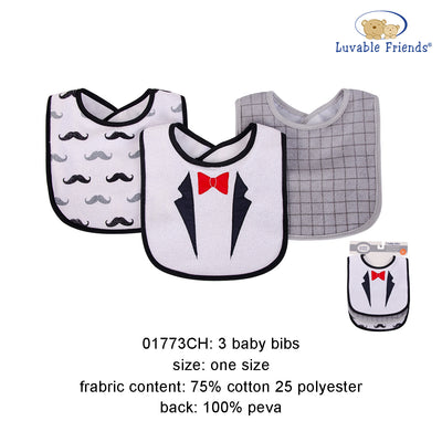 Hudson Baby Bibs 3 Pcs Pack - Little Kooma