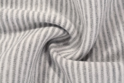 Baby Boy Grey Stripe Romper w Embroidered Truck - Little Kooma