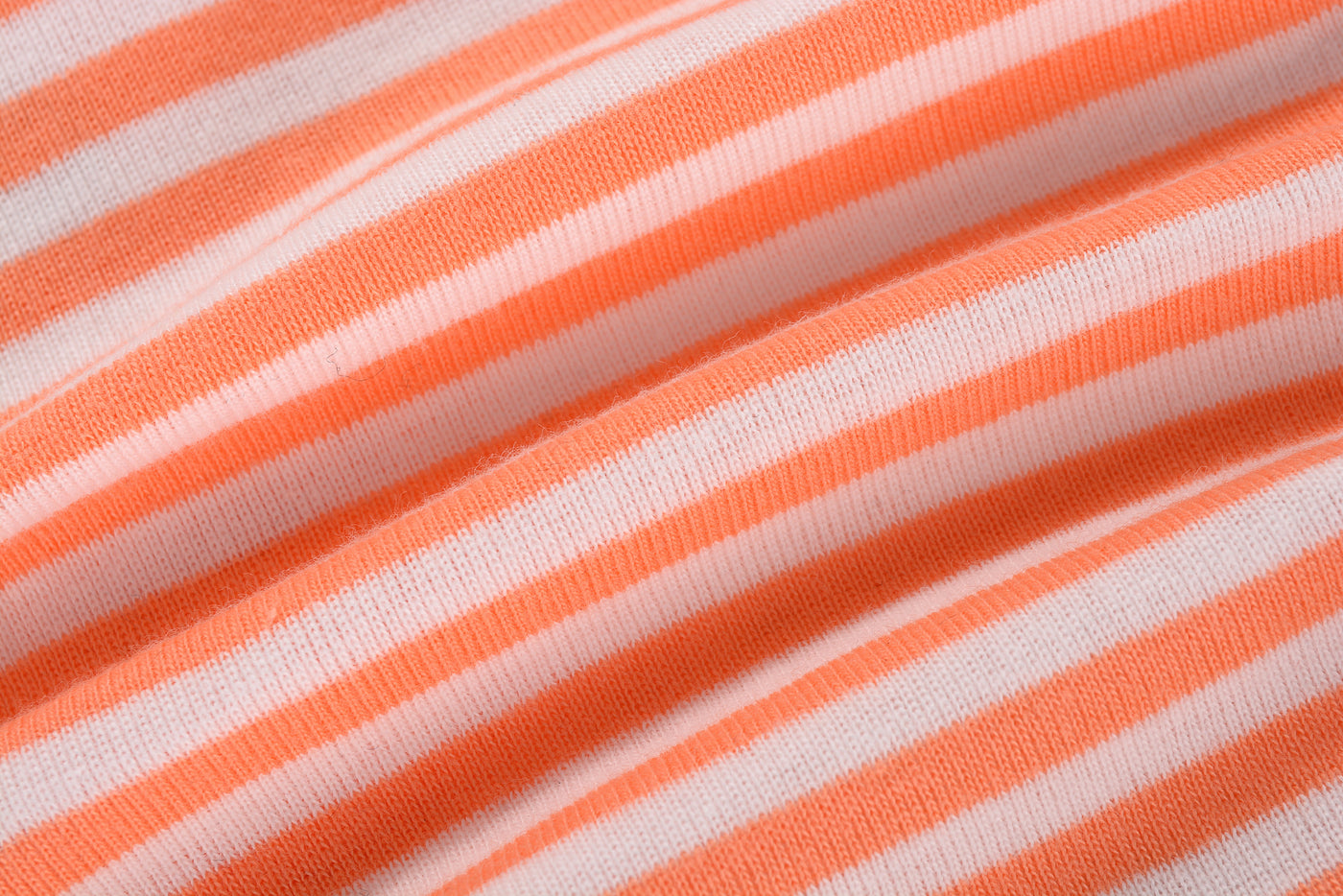 Baby Boy Sleeveless Orange Stripe Romper w Embroidered Shark - Little Kooma