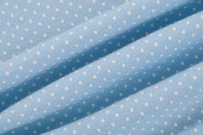 Baby Blue w White Dots Mummy Is Beautiful Jumpsuit All In One - Little Kooma