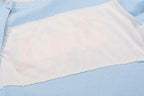 Baby Blue w White Dots Mummy Is Beautiful Jumpsuit All In One - Little Kooma