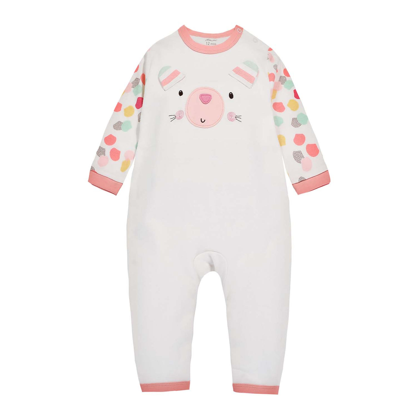 Baby Bear Colorful Sleeves Jumpsuit All In One - Little Kooma