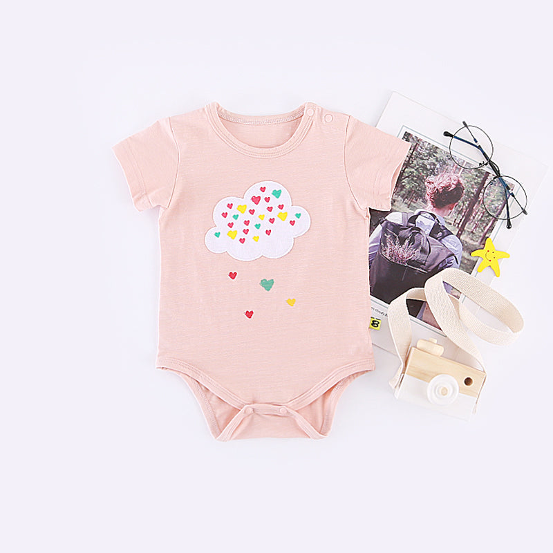 Baby Colorful Rain In The Cloud Bodysuit - 1006 - Little Kooma