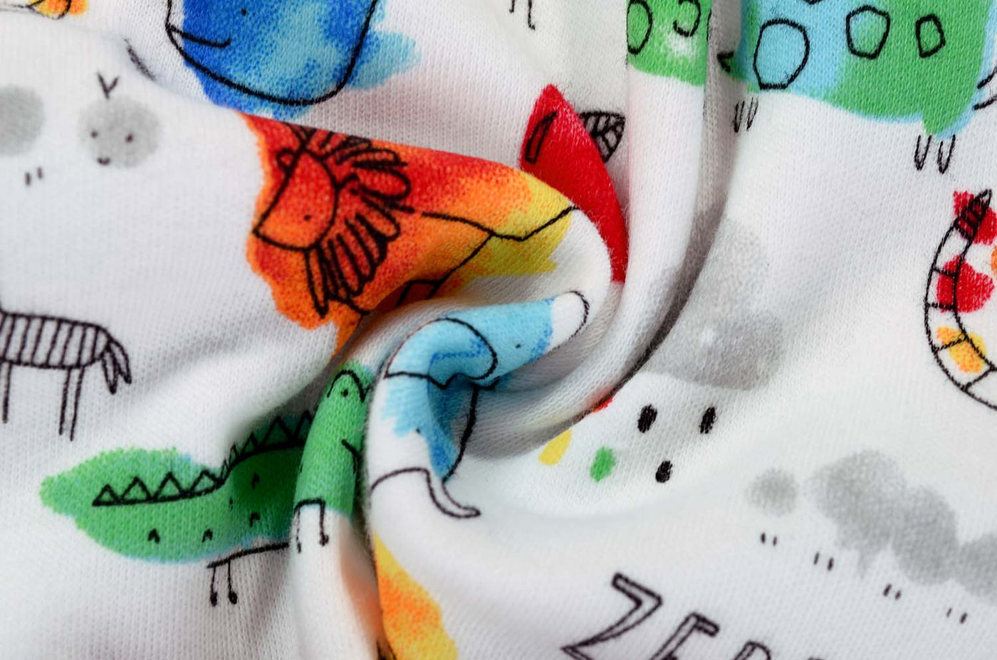 Baby Sleepsuit Zebra Snake Elephant Jumpsuit All In One - Little Kooma