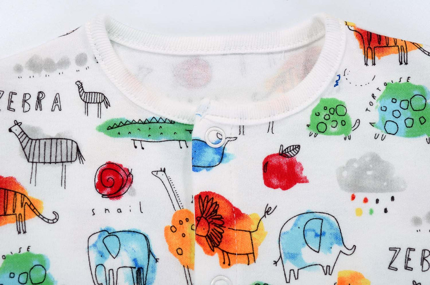 Baby Sleepsuit Zebra Snake Elephant Jumpsuit All In One - Little Kooma