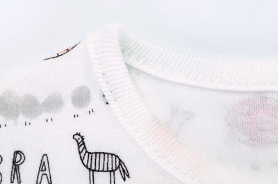 Baby Sleepsuit Zebra Snake Elephant Jumpsuit All In One - Little Kooma