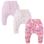 Baby Girl Unicorn Star Stripes Joggers - 3 Pack - Little Kooma