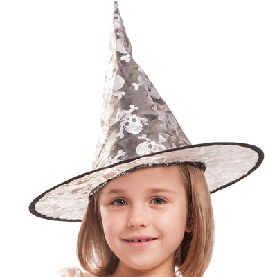 Kids Halloween Costume Embroidered Skele Witch - Little Kooma
