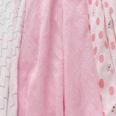 Baby Single Layer Muslin Blanket Swaddle 3 Pack 70*70 - 0605 - Little Kooma