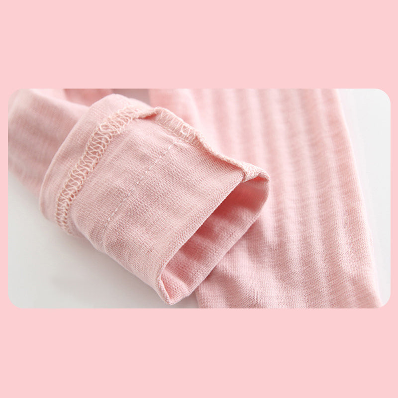 Baby Girl's Leggings w Little Flower Decoration - 0524 - Little Kooma