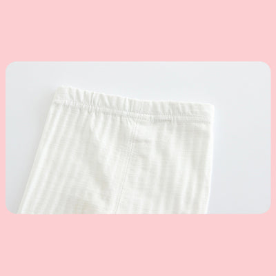 Baby Girl's Leggings w Little Flower Decoration - 0524 - Little Kooma