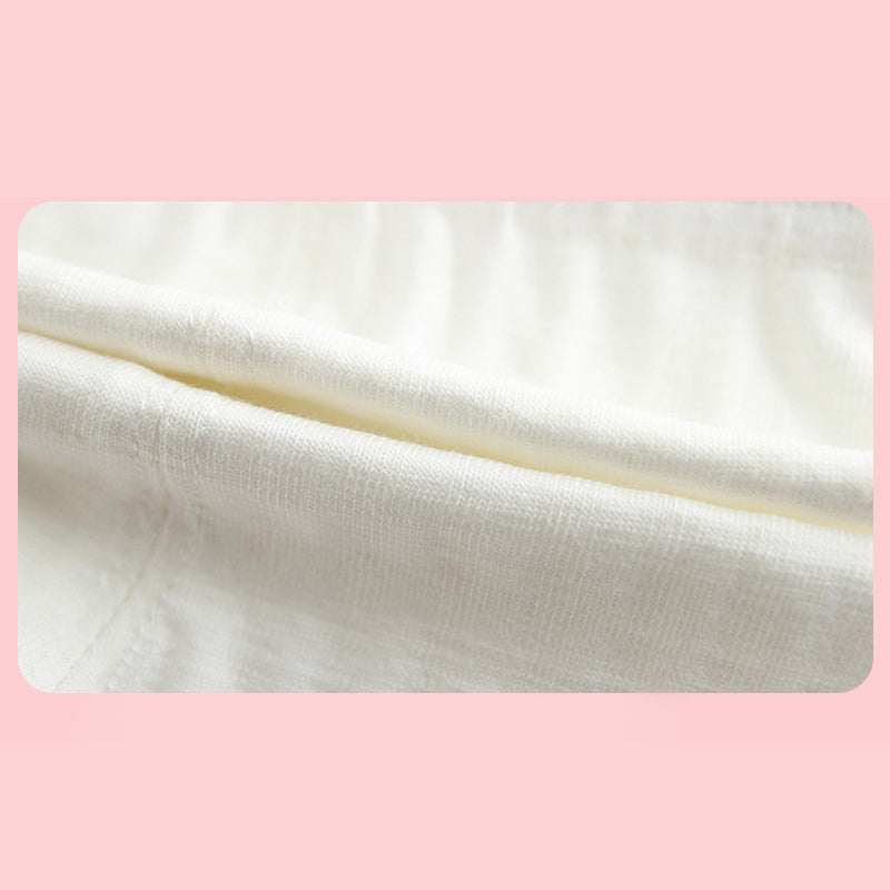 Baby Girl's Leggings w Little Flower Decoration - 0524 - Little Kooma
