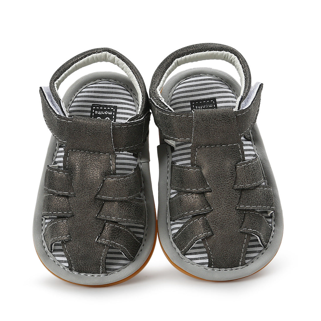 Baby Boy Anti-slip PU Leather Sandals - 0912 - Little Kooma