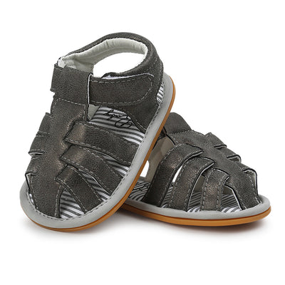 Baby Boy Anti-slip PU Leather Sandals - 0912 - Little Kooma