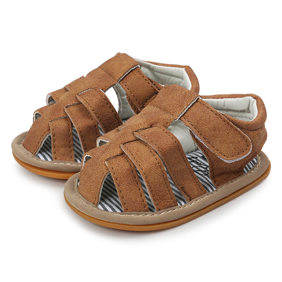 Baby Boy Anti-slip PU Leather Sandals - 0912 - Little Kooma