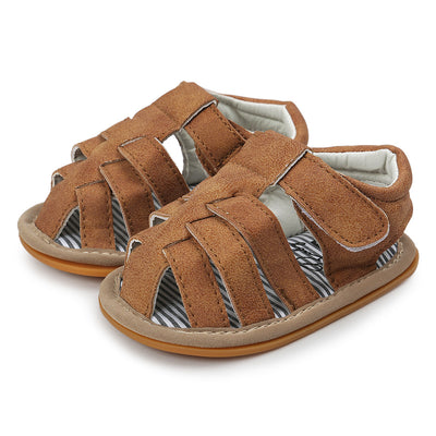 Baby Boy Anti-slip PU Leather Sandals - 0912 - Little Kooma