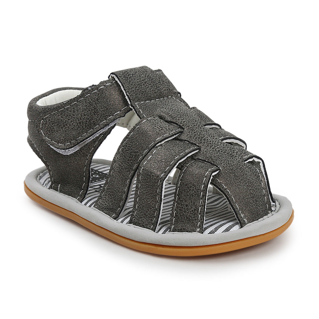 Baby Boy Anti-slip PU Leather Sandals - 0912 - Little Kooma