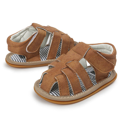 Baby Boy Anti-slip PU Leather Sandals - 0912 - Little Kooma