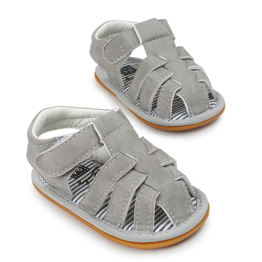 Baby Boy Anti-slip PU Leather Sandals - 0912 - Little Kooma