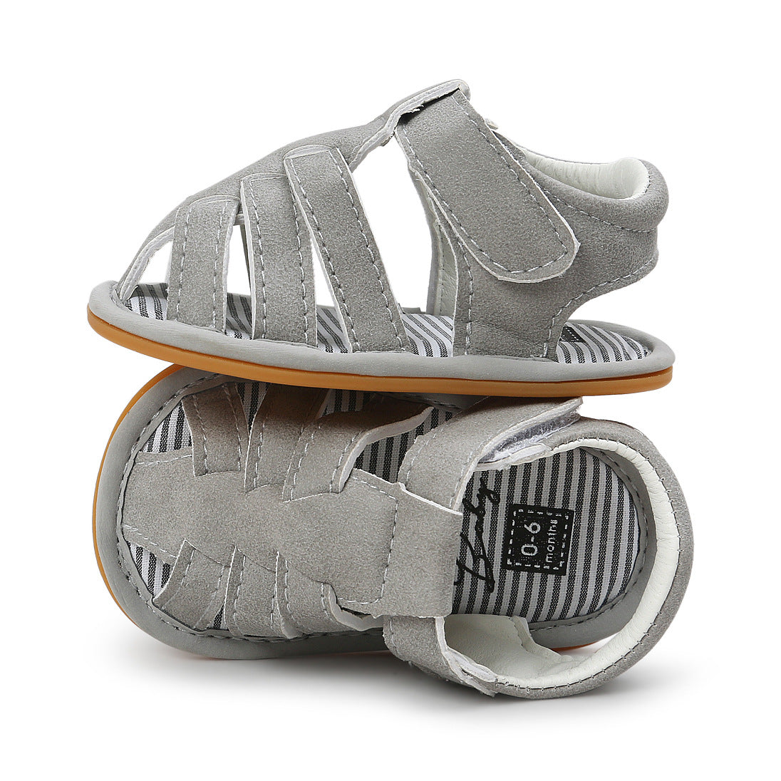 Baby Boy Anti-slip PU Leather Sandals - 0912 - Little Kooma