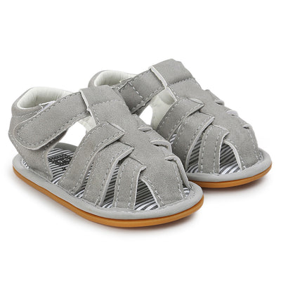 Baby Boy Anti-slip PU Leather Sandals - 0912 - Little Kooma