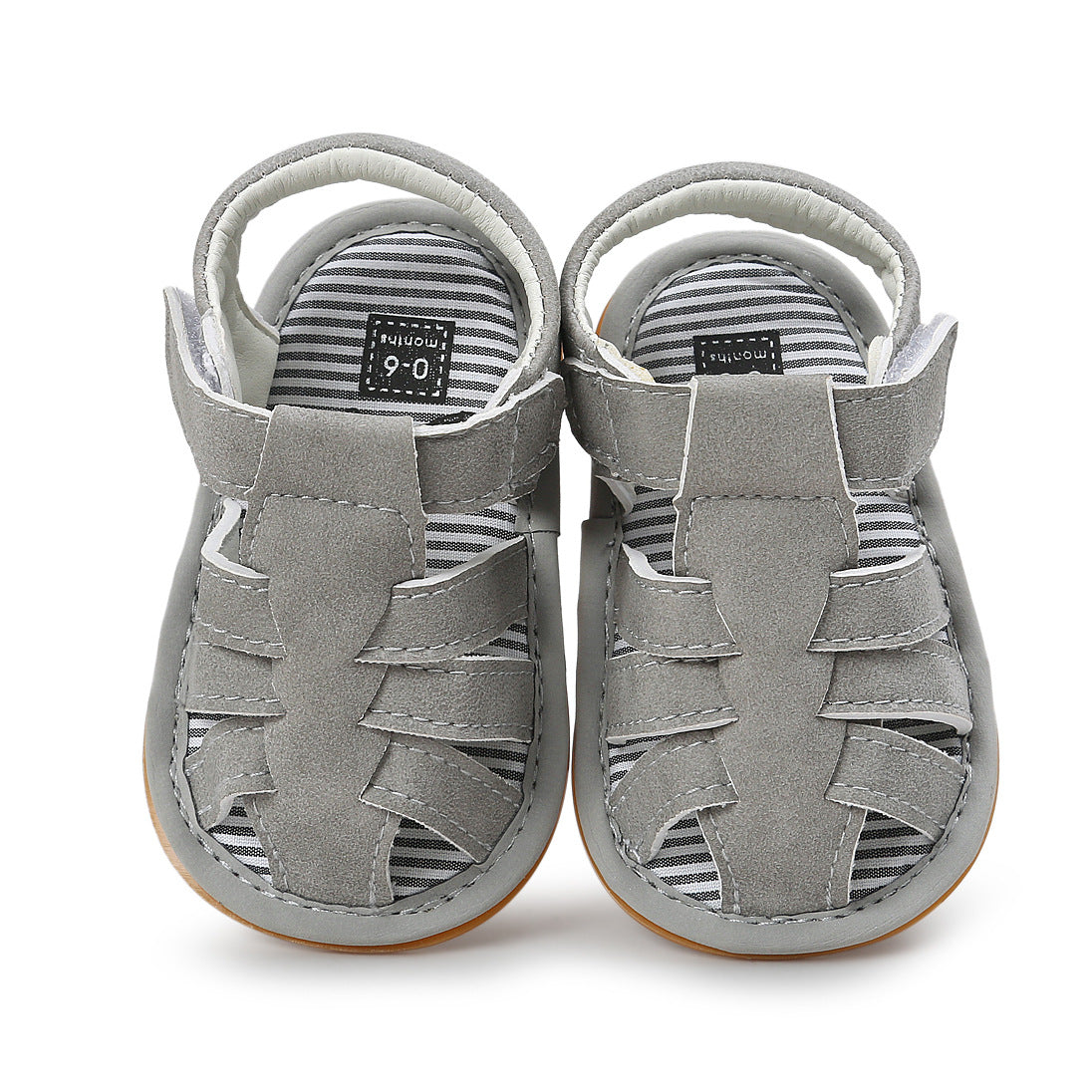 Baby Boy Anti-slip PU Leather Sandals - 0912 - Little Kooma