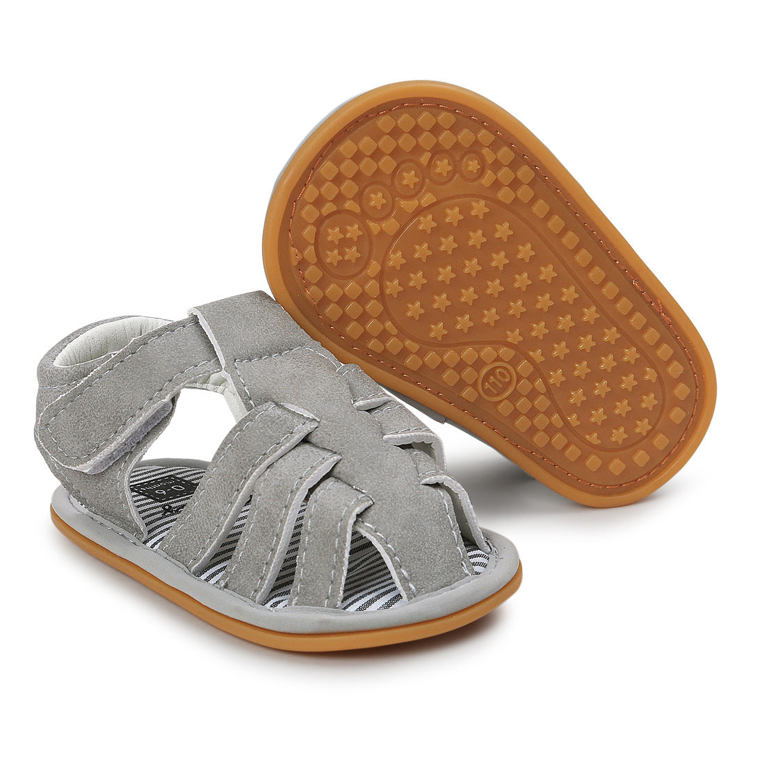 Baby Boy Anti-slip PU Leather Sandals - 0912 - Little Kooma