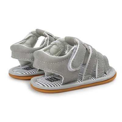 Baby Boy Anti-slip PU Leather Sandals - 0912 - Little Kooma