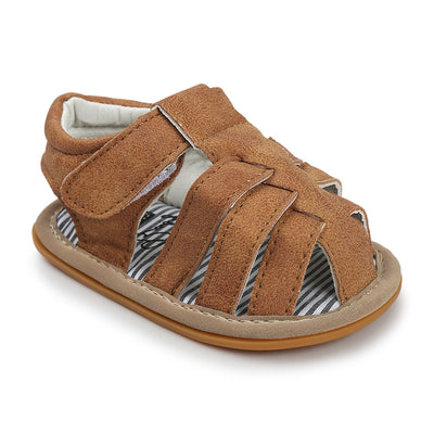 Baby Boy Anti-slip PU Leather Sandals - 0912 - Little Kooma