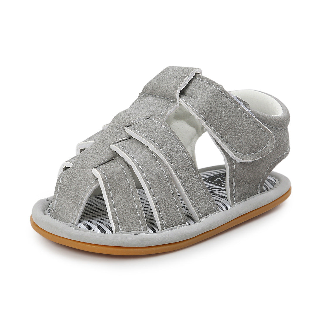 Baby Boy Anti-slip PU Leather Sandals - 0912 - Little Kooma