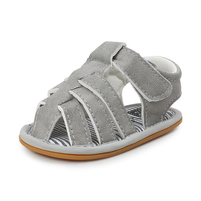 Baby Boy Anti-slip PU Leather Sandals - 0912 - Little Kooma